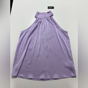 Express Light Purple Halter Blouse